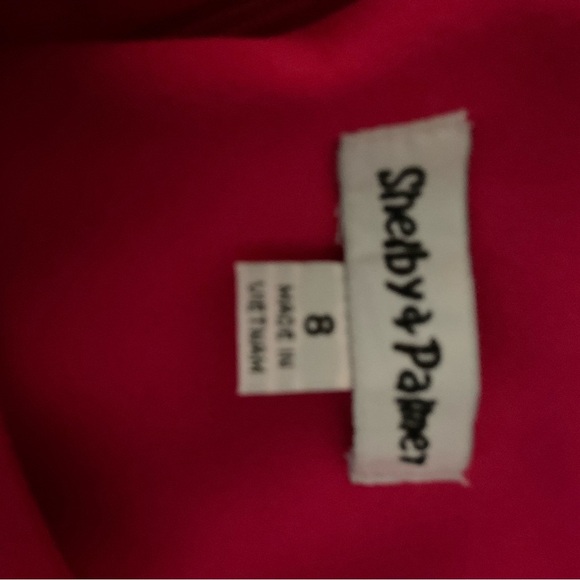 Shelby & Palmer Fuchsia Long Sleeve Dress - Picture 4 of 10